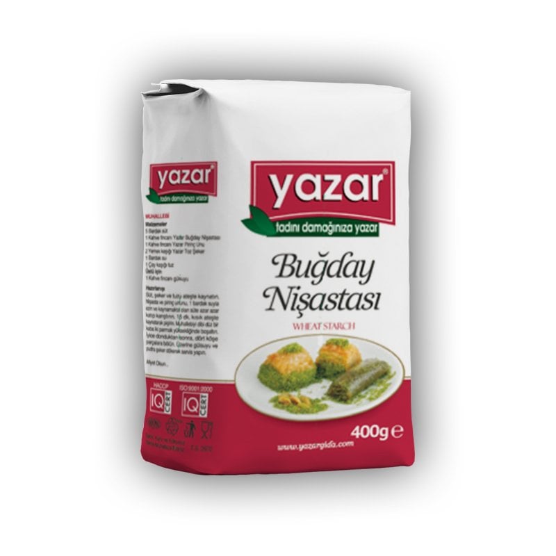 Yazar Buğday Nişastası 400 Gr x 20 Paket